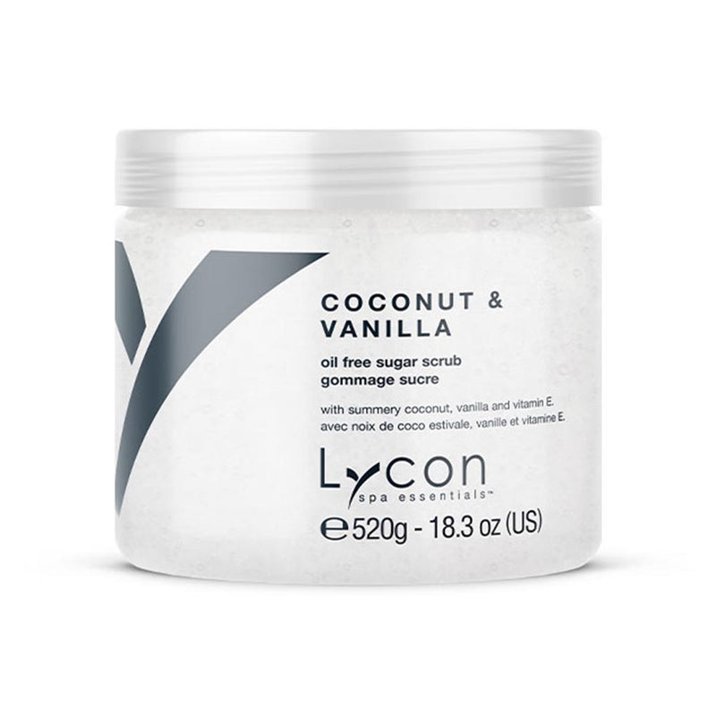 Lycon Spa Essentials Coconut & Vanilla Sugar Scrub 520g