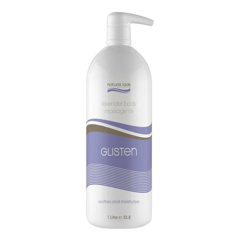 Natural Look Glisten Lavender Body Massage Oil 1L