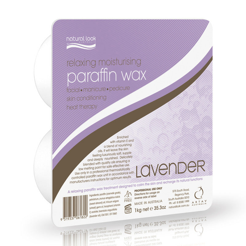 Natural Look Relaxing Moisturising Lavender Paraffin Wax 1kg