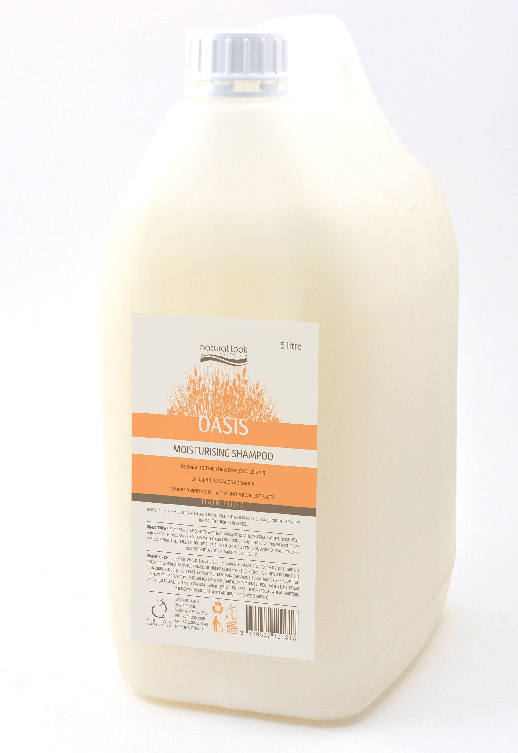 Natural Look Oasis Moisturizing Shampoo 5L Shampoo/Conditioner Natural Look