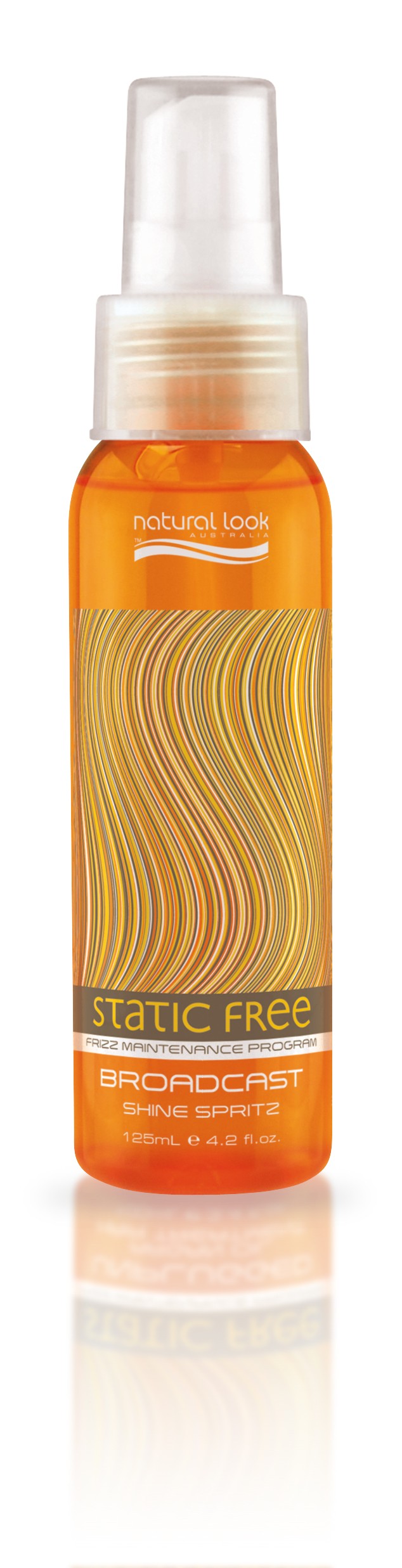 Natural Look Static Free Broadcast Shine Spritz 125ml Hair Oil and Serum Natural Look