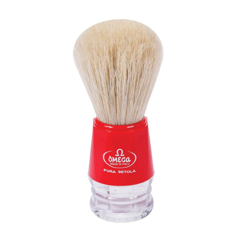 Omega Shaving Brush 10018 Red