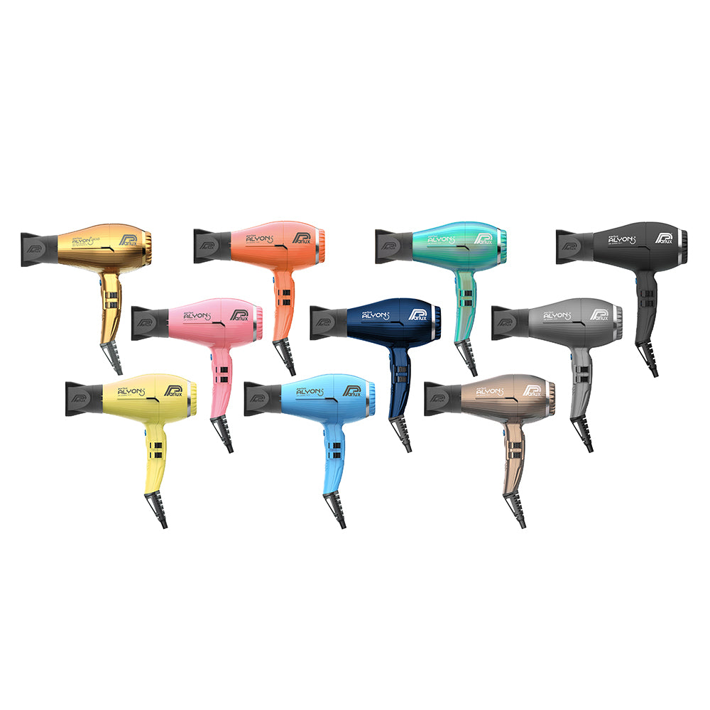 Parlux Alyon Air Ioniser Hair Dryer 2250W Gold Hair Dryer Parlux