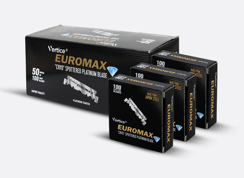EUROMAX Platinum Single Edge Razor Blades BOX of 5000 (50 x 100 packs)