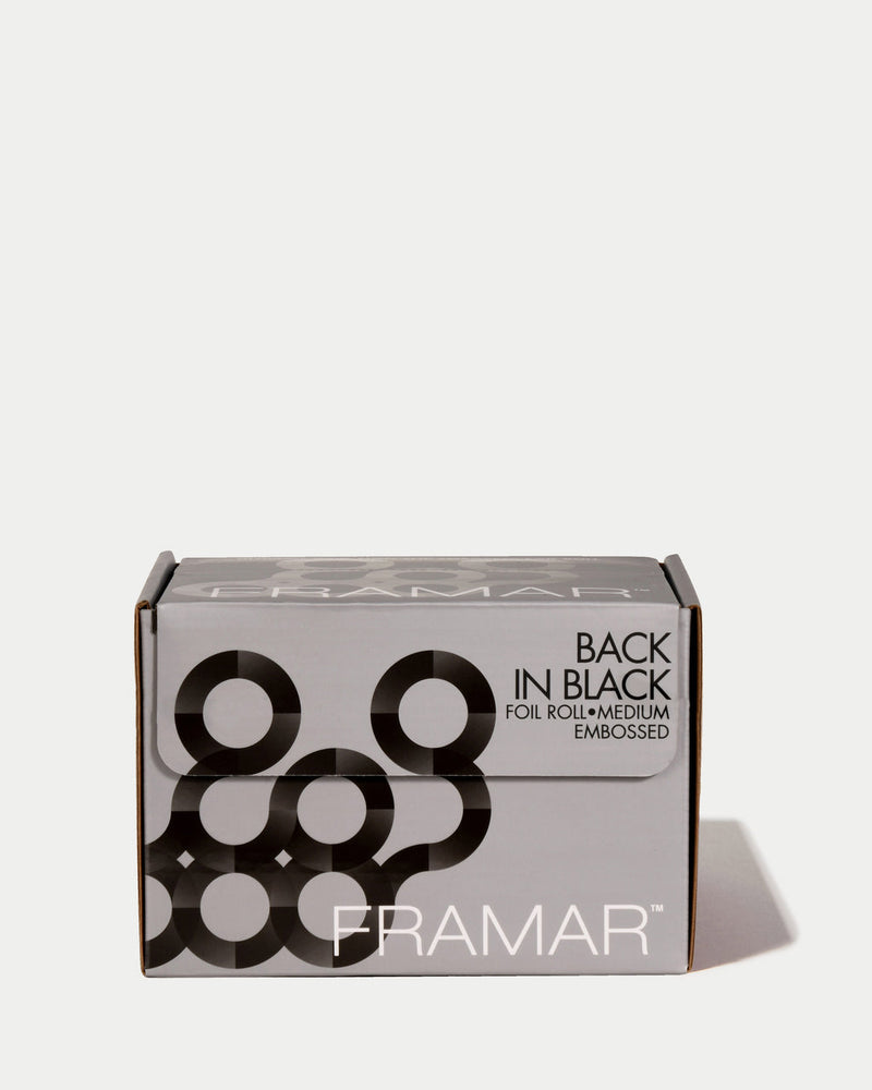 Framar Embossed Roll Foil Back in Black 100m