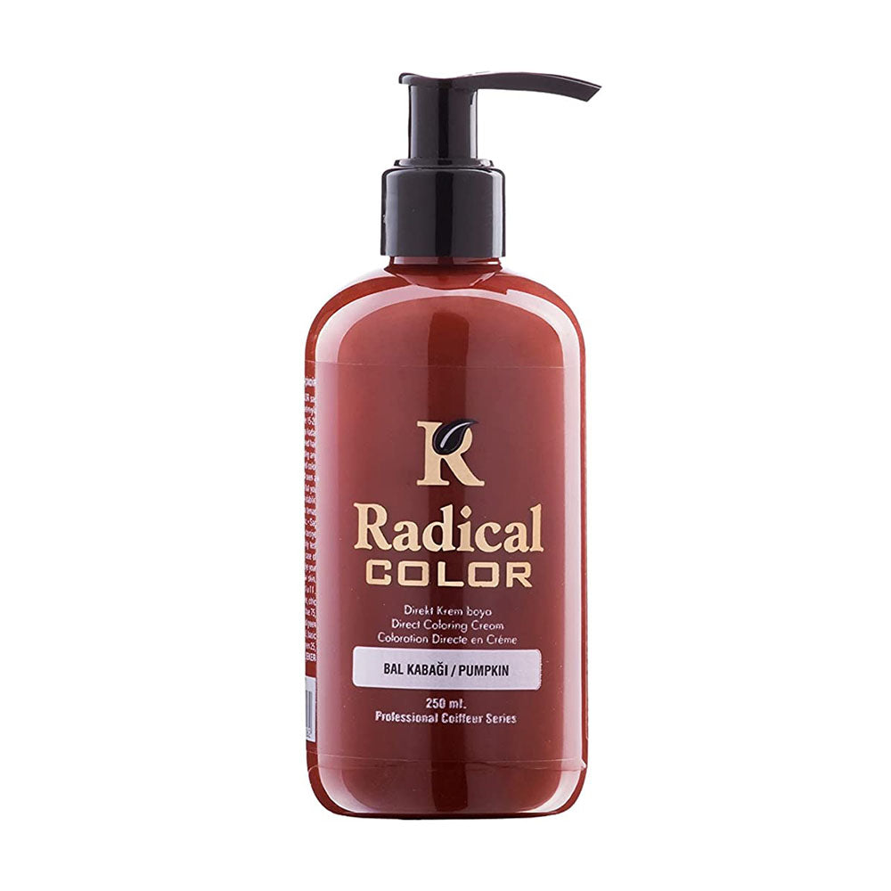Radical Color Semi Permanent Hair Colour Pumpkin 250ml Hair Colours - Semi Permanent Radical