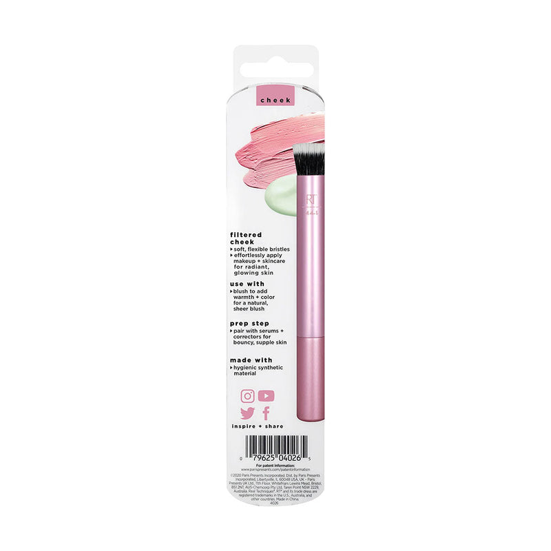 Real Techniques Filtered Cheek Brush 444 Packaging Back