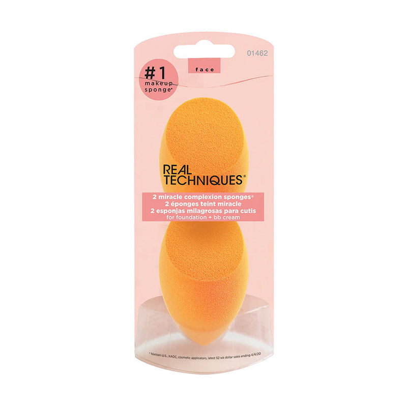 Real Techniques Miracle Complexion Sponge 2pk Packaging Front
