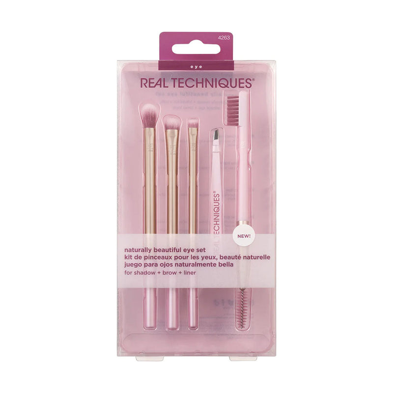Real Techniques Naturally Beautiful Eye Brush Set Packaging Front