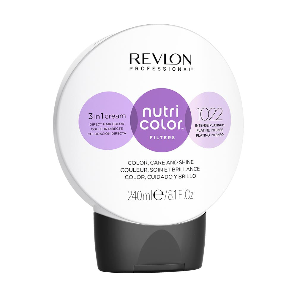 Revlon Nutri Color Filters 1022 Intense Platinum 240ml Hair Colours - Semi Permanent Revlon