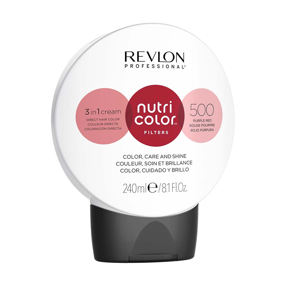 Revlon Nutri Color Filters 500 Purple Red 240ml Hair Colours - Semi Permanent Revlon