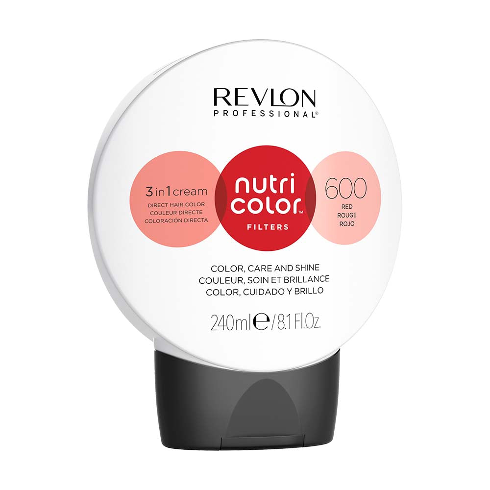 Revlon Nutri Color Filters 600 Red 240ml Hair Colours - Semi Permanent Revlon
