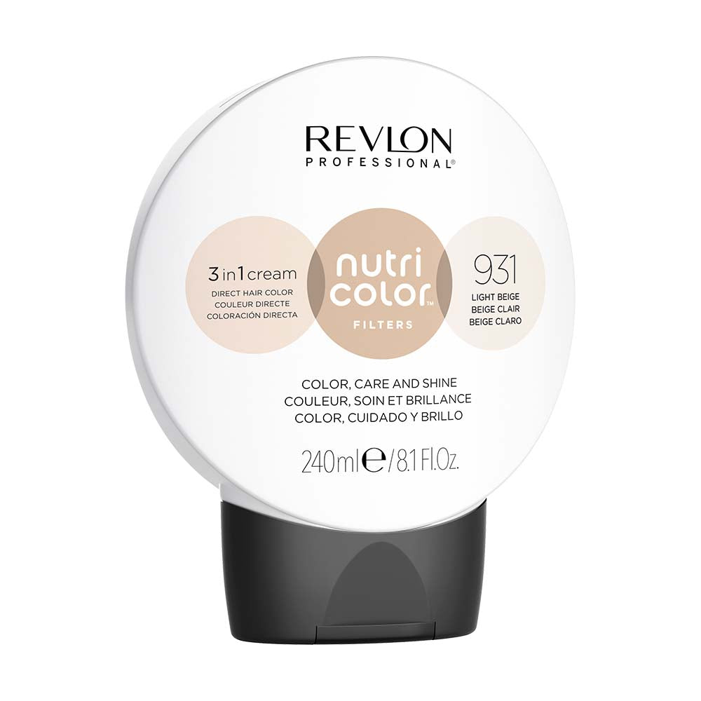 Revlon Nutri Color Filters 931 Light Beige 240ml Hair Colours - Semi Permanent Revlon