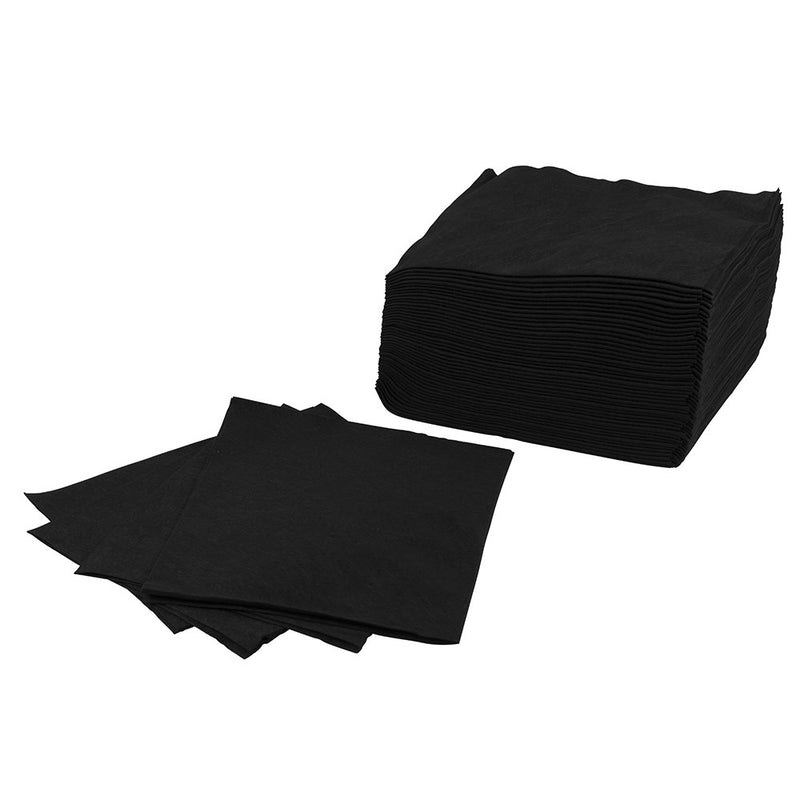 Salon Smart Disposable Towels Black 50pk - 40cm x 70cm