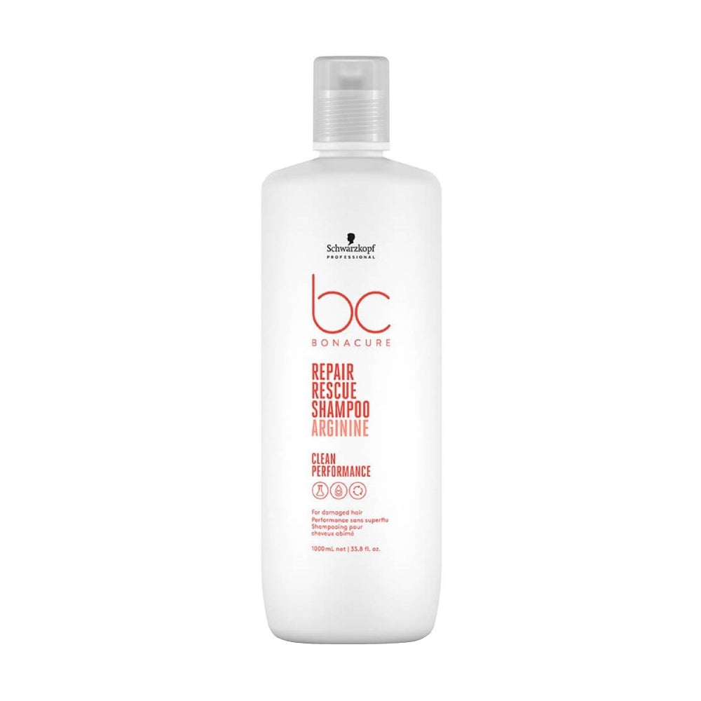 Schwarzkopf Bc Bonacure Clean Performance Repair Rescue Shampoo 1L Shampoo/Conditioner Schwarzkopf