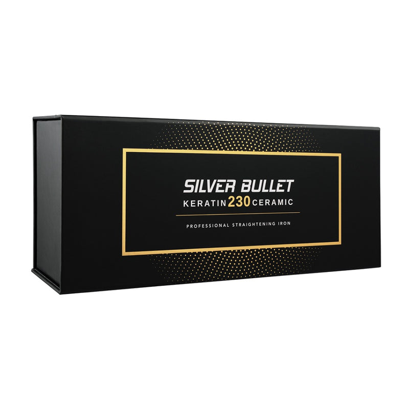Silver Bullet 230 Ceramic Wide Plate 37mm Hair Straightener in Packaging