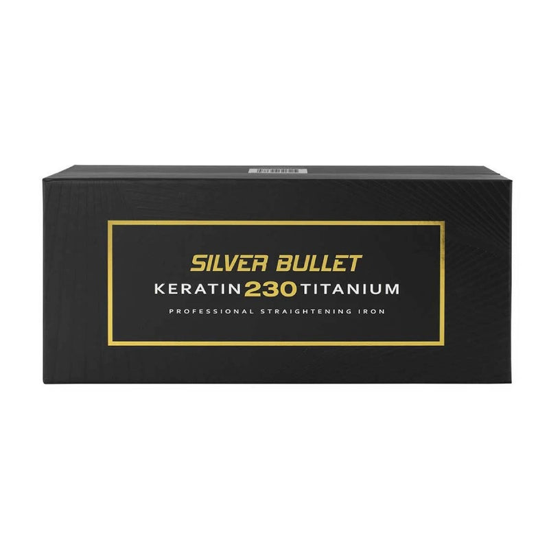 Silver Bullet Keratin 230 Titanium Gold Hair Straightener Packaging
