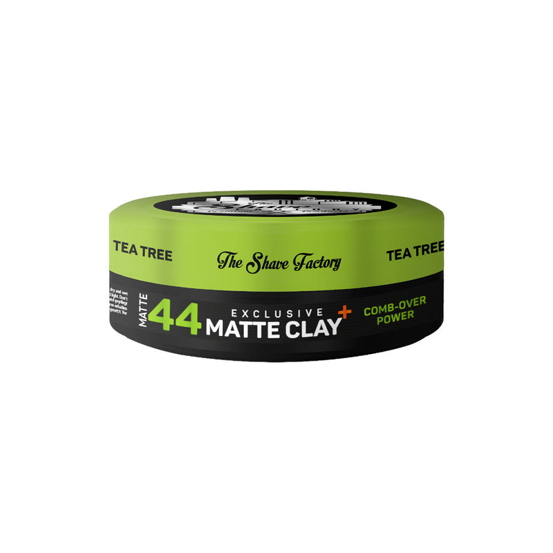 The Shave Factory 44 Matte Clay Tea Tree 150ml