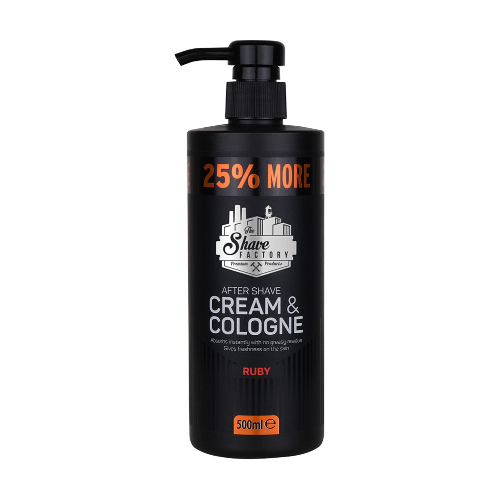 The Shave Factory Cream Cologne Ruby 500ml Cologne The Shave Factory