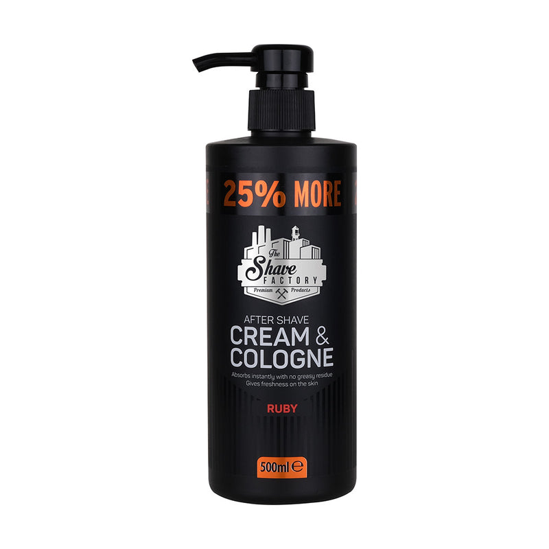 The Shave Factory Cream Cologne Ruby 500ml