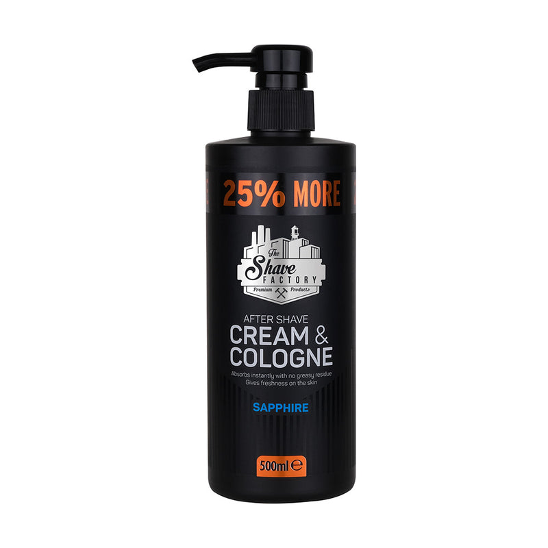 The Shave Factory Sapphire Cream Cologne 500ml