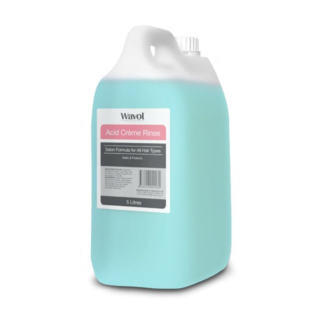 Wavol Acid Crème Rinse 5L Shampoo/Conditioner Wavol