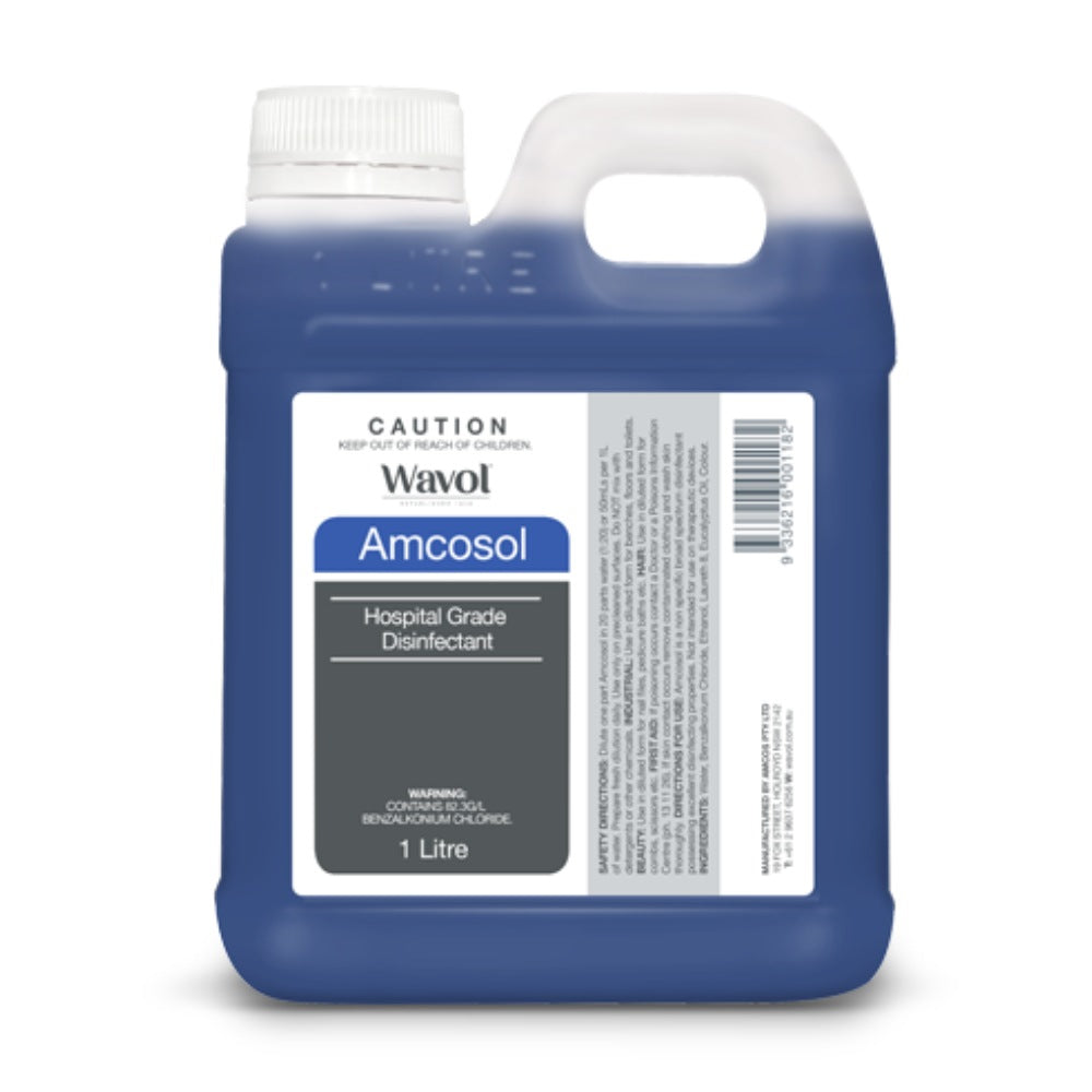 Wavol Amcosol Hospital Grade Disinfectant 1L Disinfectant Wavol