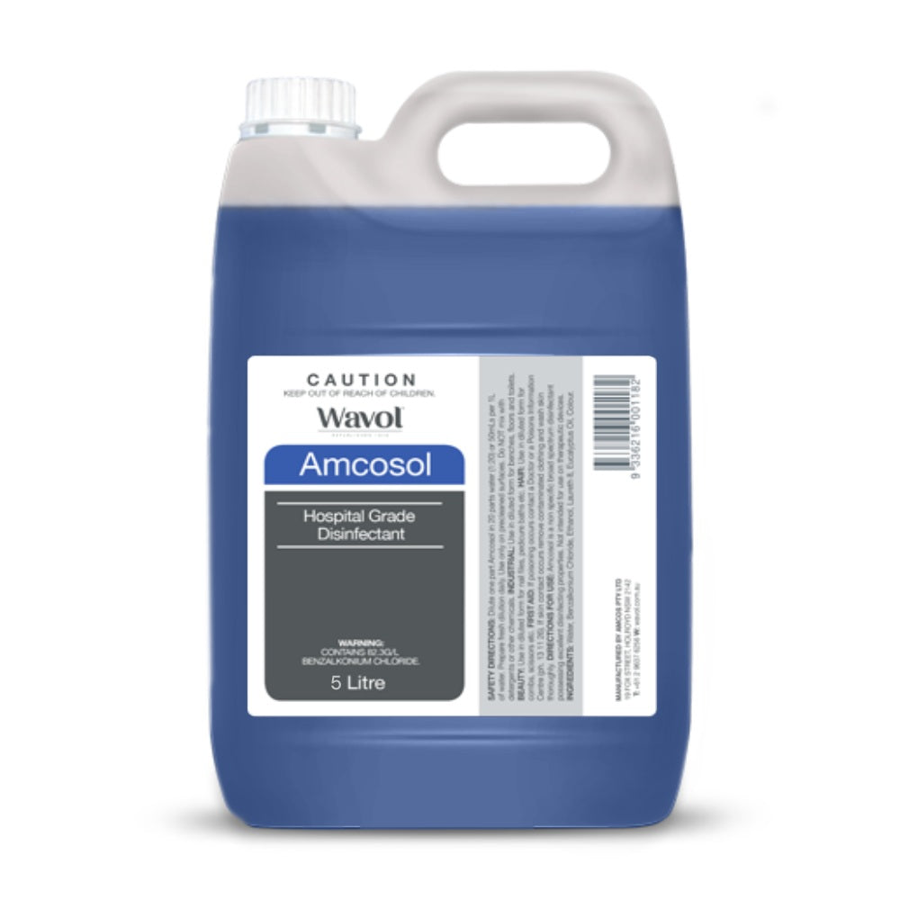 Wavol Amcosol Hospital Grade Disinfectant 5L Disinfectant Wavol