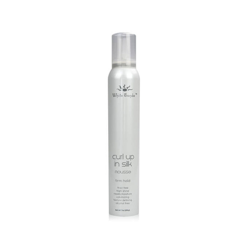 White Sands - Curl Up in Silk Firm Hold Mousse 200g