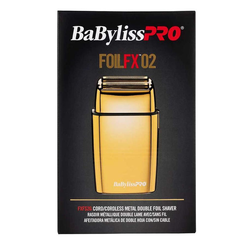 BaByliss PRO Gold FoilFX02 Metal Double Foil Shaver
