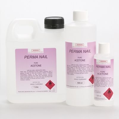 Perma Nail Pure Acetone Nail Polish Remover 125ml