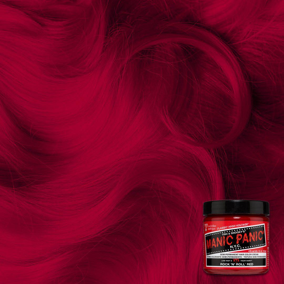 Manic Panic Rocknroll Red Classic Cream 118ml Hair Colours - Semi Permanent Manic Panic