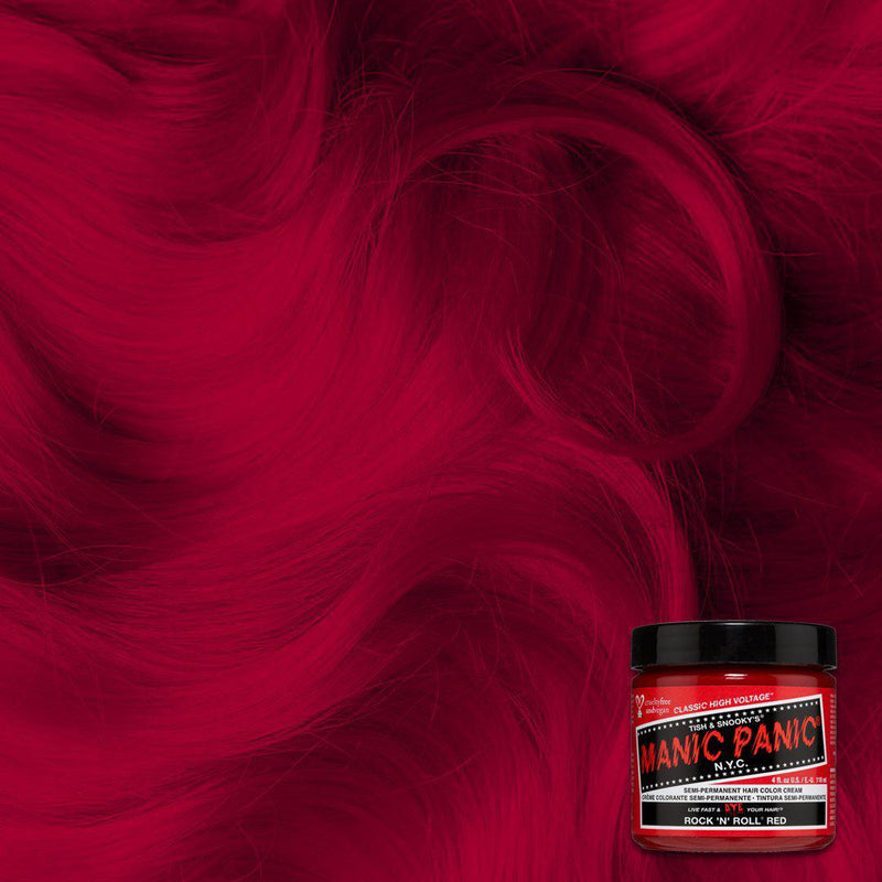MANIC PANIC ROCK’N’ROLL RED 118ML HIGH VOLTAGE® CLASSIC CREAM FORMULA HAIR COLOR