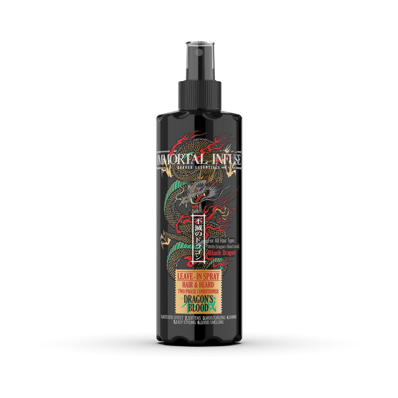 Immortal Infuse Dragons Blood Leave In Hair And Beard Spray 350ml - Black Dragon