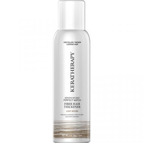 Keratherapy Fibre Hair Thickener Light Brown Hair Loss Concealers / Hair Fibers Keratherapy