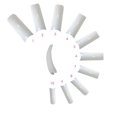 Hawley Manicure Nail Tips All Sizes French 100pk #6004F Nail Tips Hawley