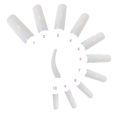 Hawley Manicure Nail Tips All Sizes Cut Out 100pk #6004CO Nail Tips Hawley