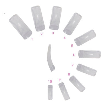 Hawley Manicure Nail Tips All Sizes Clear 100pk #6004CL Nail Tips Hawley