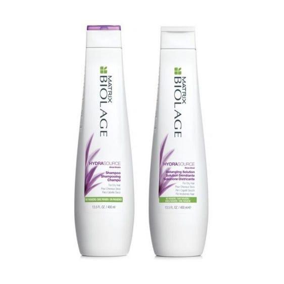 Matrix Biolage Hydrasource Shampoo & Detangling Solution 400ml Duo Shampoo/Conditioner Matrix