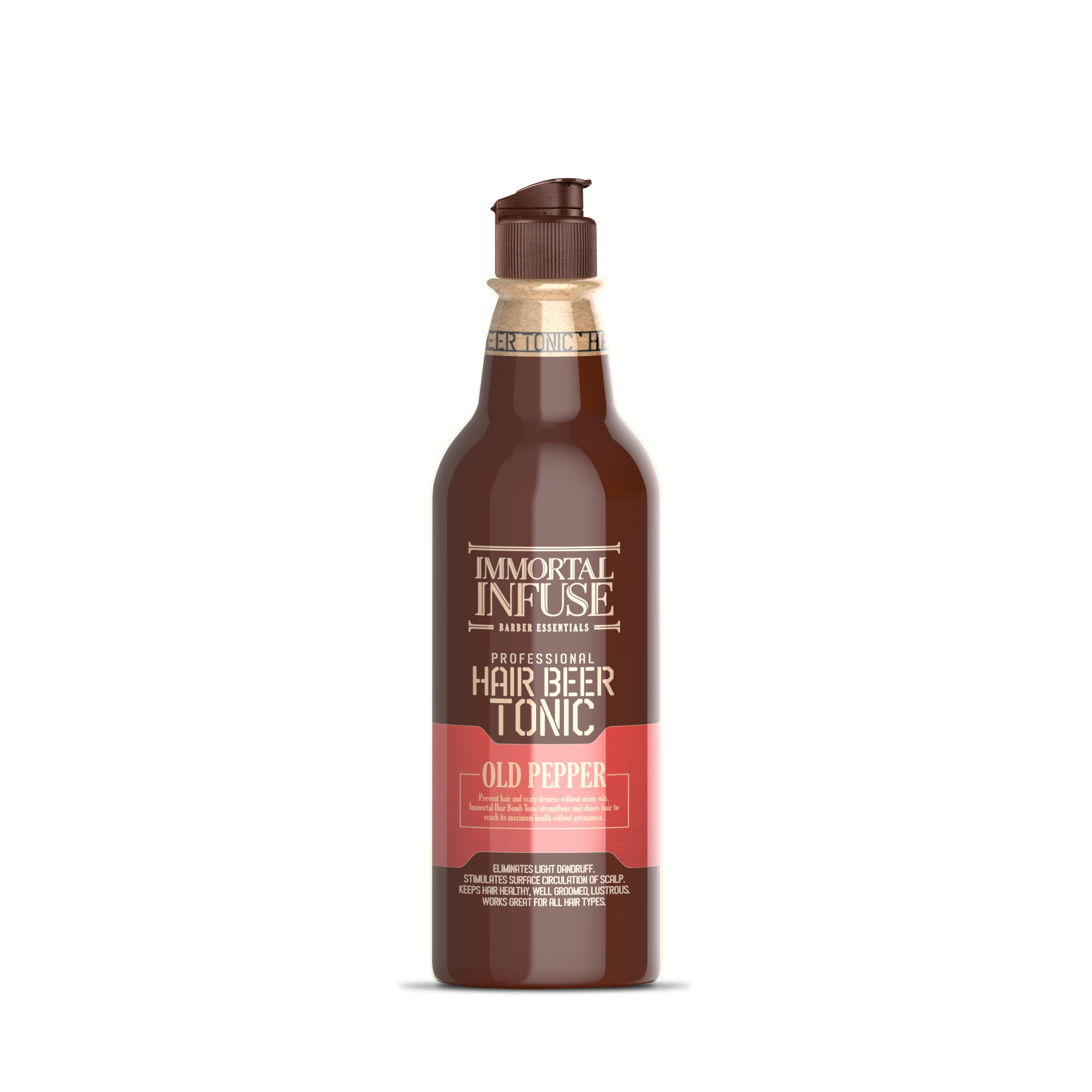 Immortal Beer Tonic Old Pepper 300ml Scalp Treatments Immortal