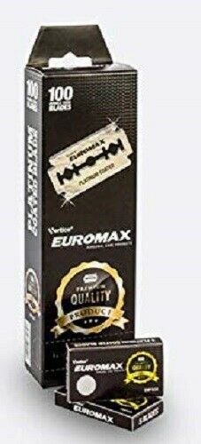 EUROMAX Platinum Double Edge Razor Blades BOX of 5000 (50 x 100 packs)