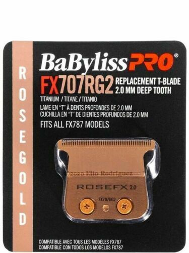 BaBylissPRO Rose Gold T-Blade 2.0 FX707RG2 Trimmer/Clipper Blades BaBylissPRO
