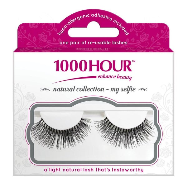 1000 Hour Natural Collection Lashes - My Selfie Black