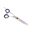 Sensei GSC 14 Tooth Pointcut Texture Left Handed Professional Offset Thinning Scissor GSC14 With Free Case Retail SENSEI SHEAR SYSTEMS