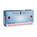 Hi Lift Black Shield Disposable Black Nitrole Gloves 100pk Medium Retail Hi Lift