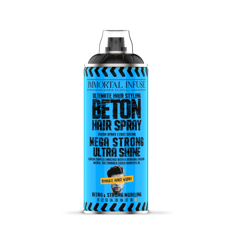 12 + 1 Deal: Immortal Beton Hair Spray - Mega Strong - Ultra Shine 400ml